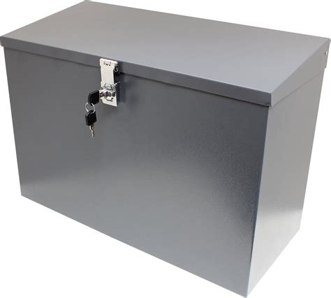 large metal lockable storage box|small metal lockable storage boxes.